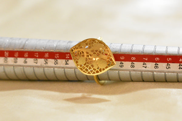 Eria 22k Gold Swarovski Ring - R62