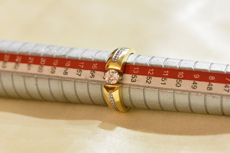 Eria 22K Gold Swarovski Ring - R24