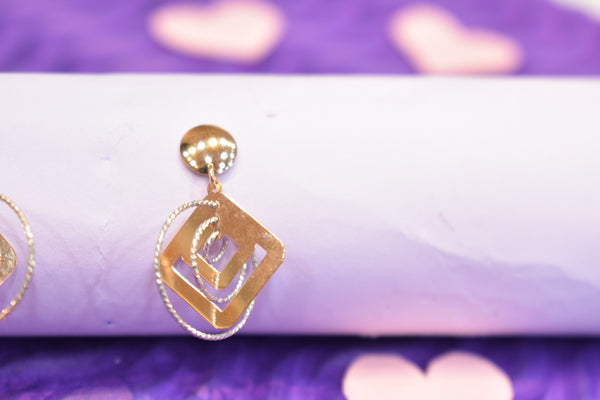 Eria 18K Rose Gold Earrings - T125