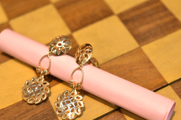 Eria 18K Rose Gold Earrings - T63