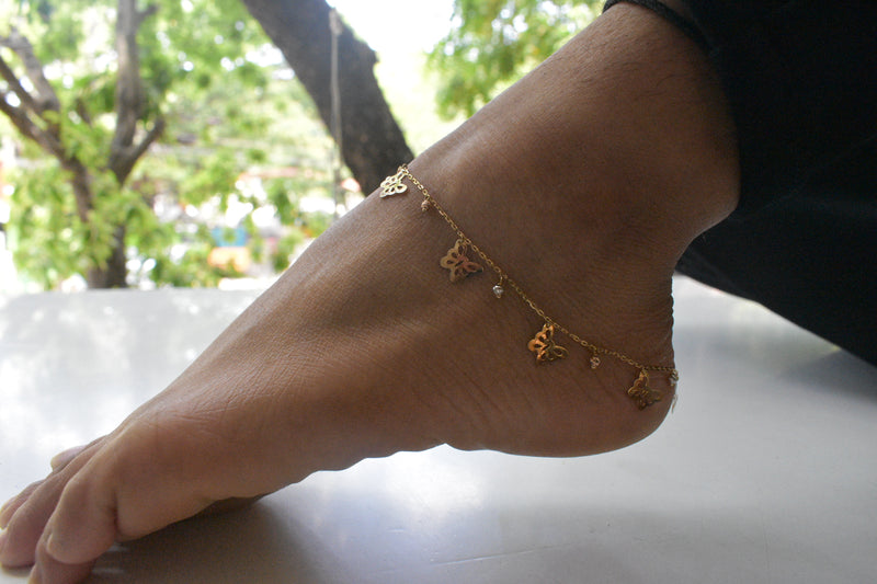 ERIA 18 kt Rose GOLD Anklet ANK4