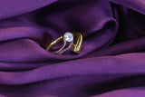 Eria 18K Gold Swarovski Ring - R66