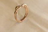 Eria 18K Swarovski Gold Ring - R156