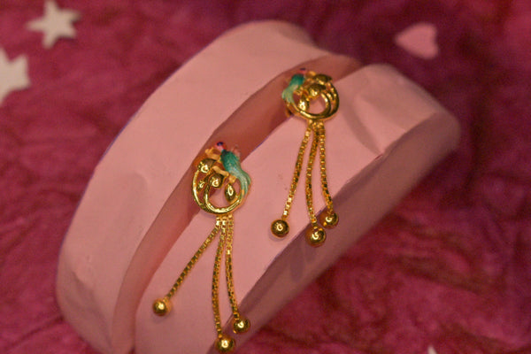Eria 22k Yellow Gold Earrings - T21