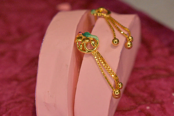 Eria 22k Yellow Gold Earrings - T21