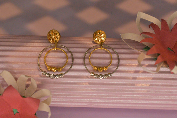 Eria 22k Yellow Gold Earrings- T197