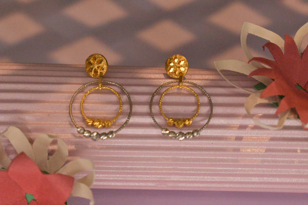 Eria 22k Yellow Gold Earrings- T197