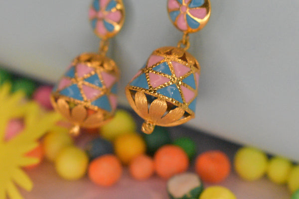 Eria 22k Yellow Gold Earrings- T190