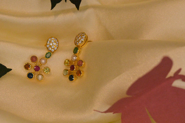 Eria 22k Yellow Gold Earrings - T17