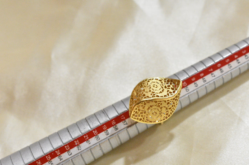 Eria 22K Gold Swarovski Ring - R63