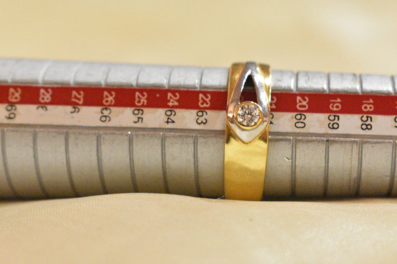 Eria 22kt Gold Swarovski Ring - R36