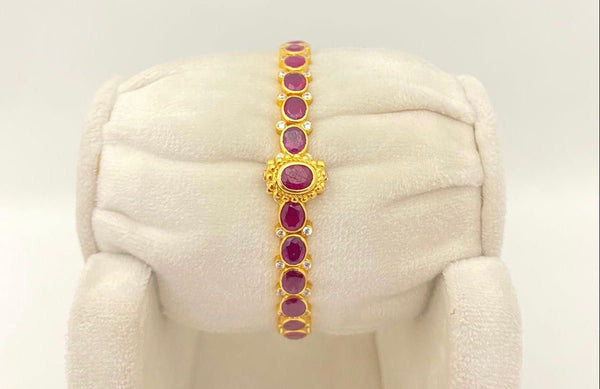 Eria Customised Ruby Bracelet