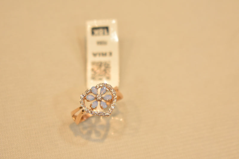 Eria 18k Rose Gold rings- R126