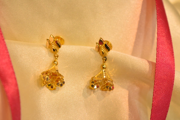 Eria 22k Yellow Gold Tops - T33