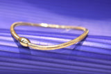 ERIA 18 kt Yellow GOLD stretchable Bracelet K158