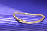 ERIA 18 kt Yellow GOLD stretchable Bracelet K158