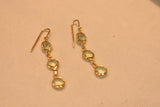 Eria 18k Gemstone Gold Earrings- T204