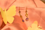 Eria 18kt Gemstone Gold Earrings- T201