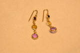 Eria 18kt Gemstone Gold Earrings- T201