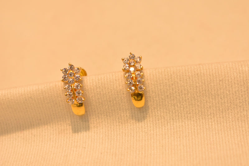 Eria 22k Yellow Gold Earrings- T236