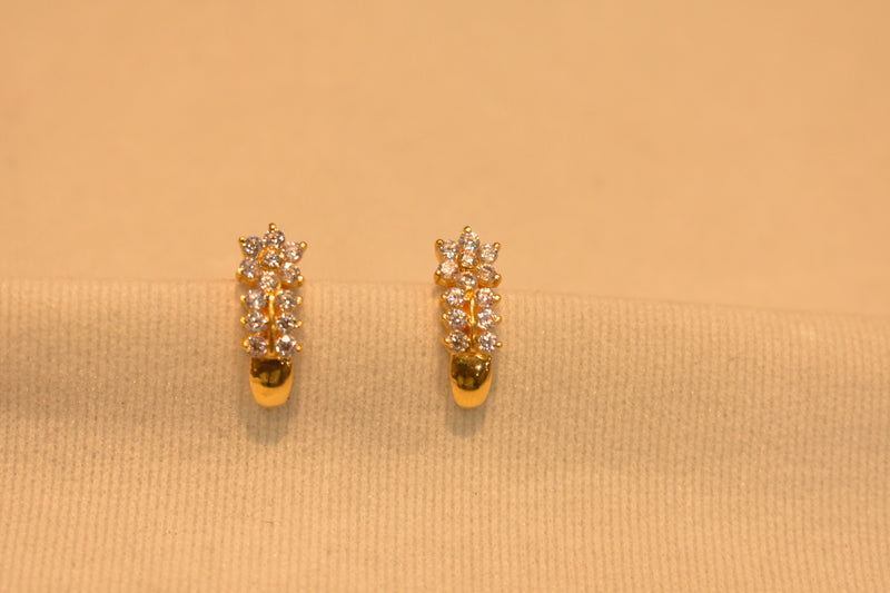 Eria 22k Yellow Gold Earrings- T236