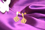 Eria 22k Yellow Gold Earrings- T213