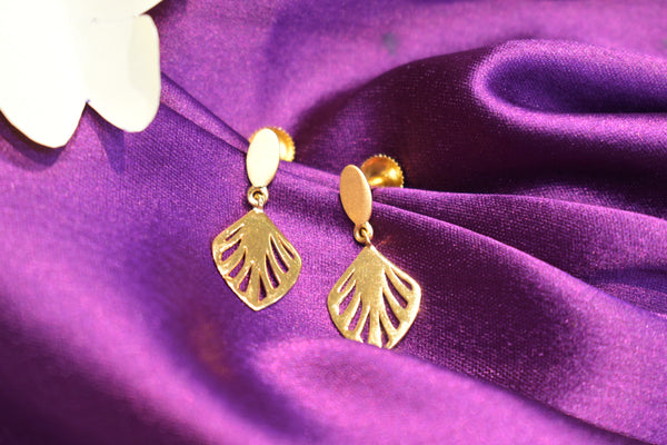 Eria 22k Yellow Gold Earrings- T213