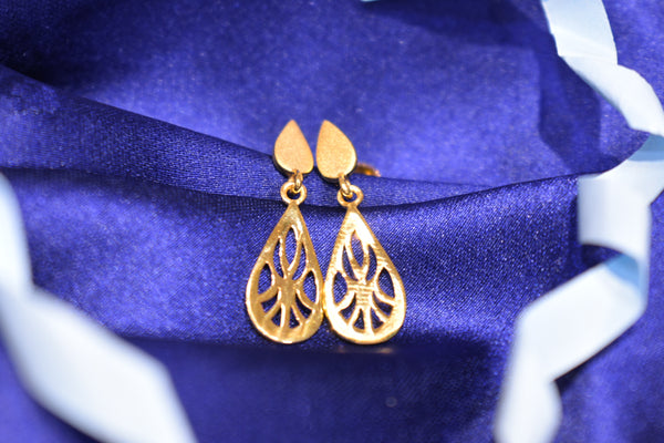 Eria 22k Yellow Gold Earrings- T217