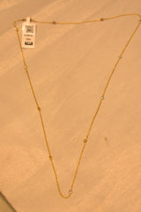 Eria 18k Gemstone Gold Chain - C104