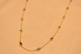 Eria 18k Gemstone Gold Chain - C93