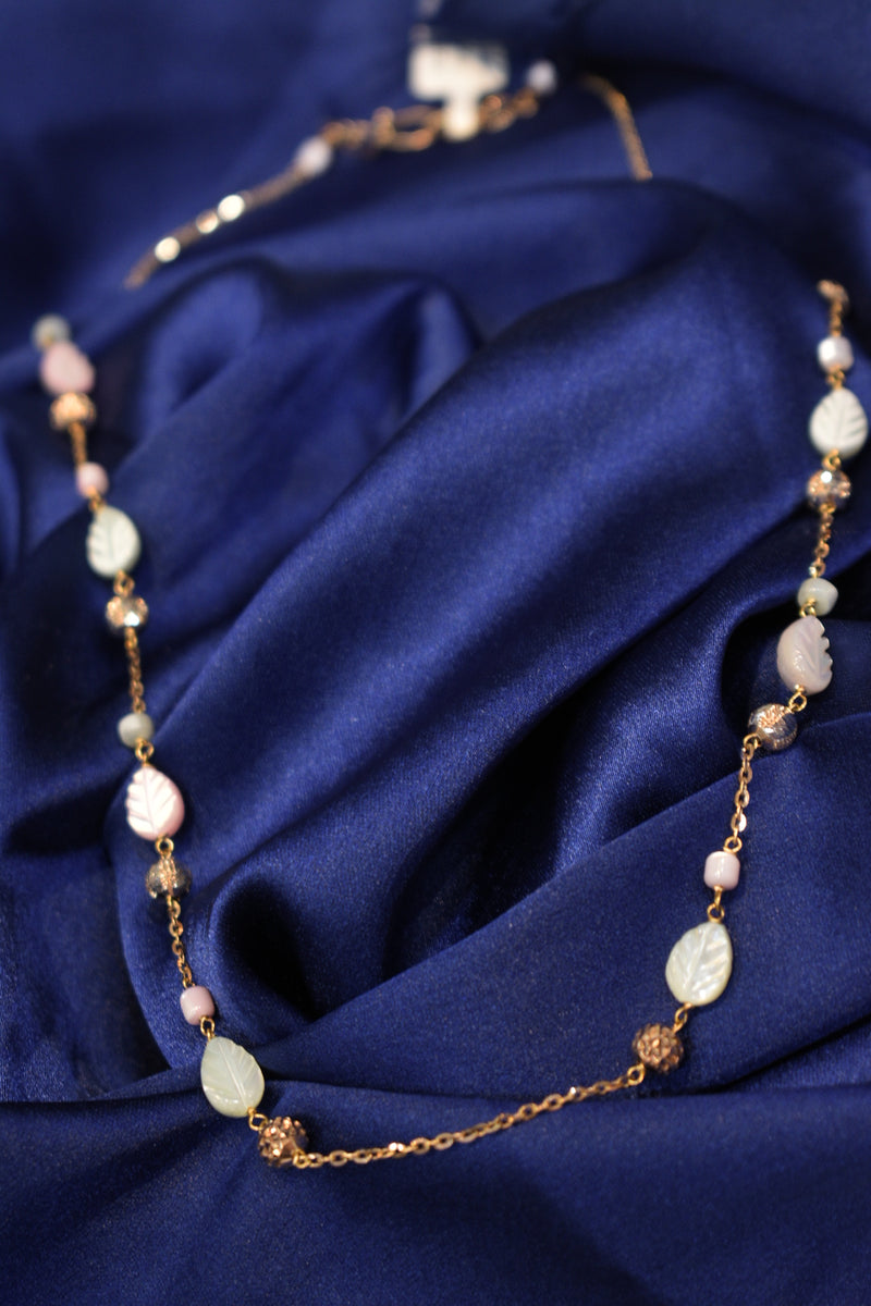 Eria 18k Gemstone Gold Chain - C97