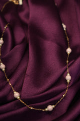 Eria 18k Gemstone Gold Chain - C114