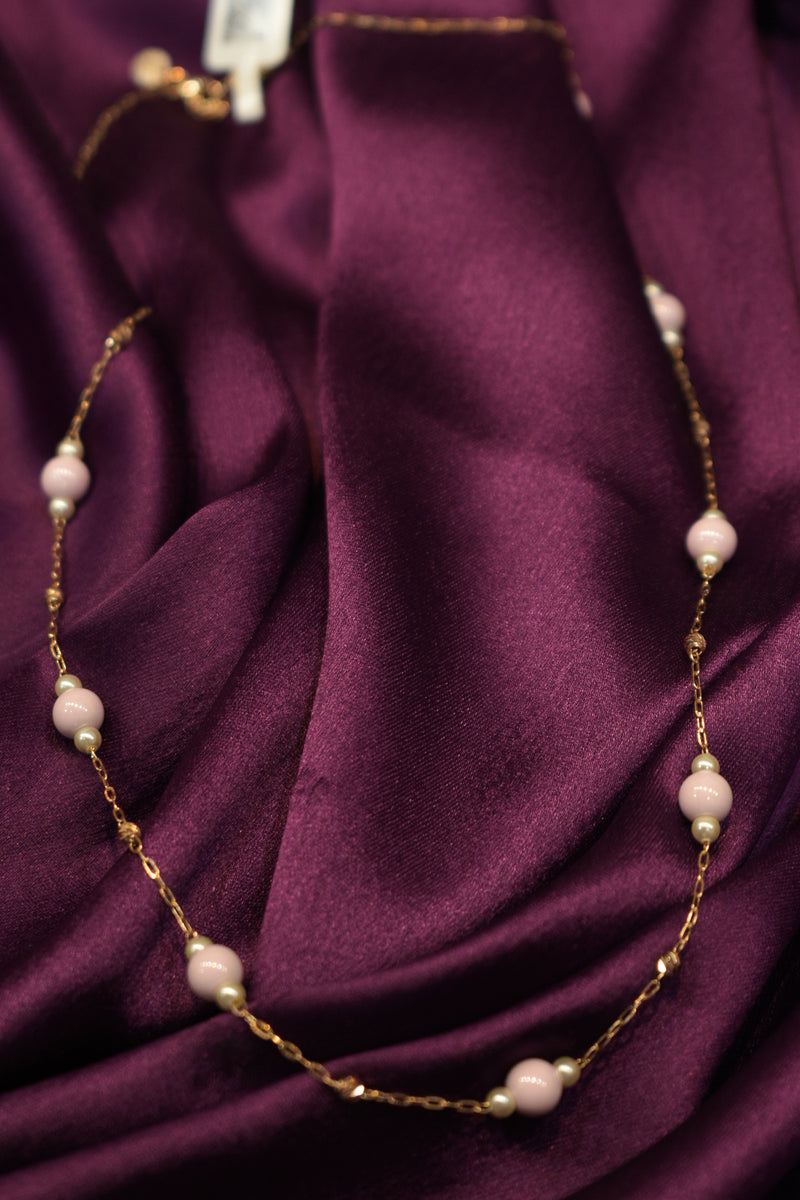 Eria 18k Gemstone Gold Chain - C114