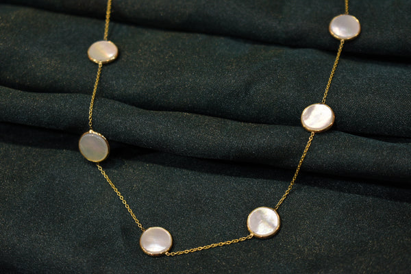 Eria 18k Gemstone Gold Chain - C87