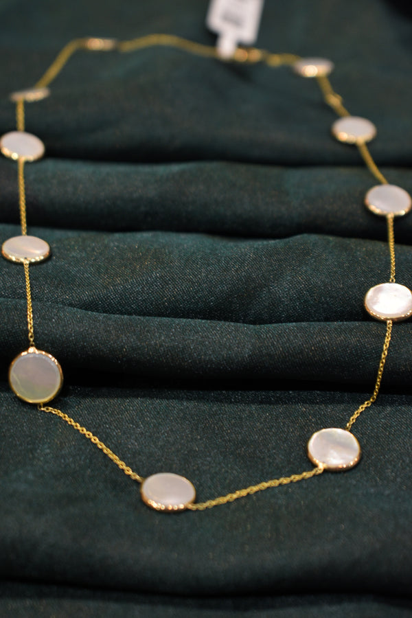 Eria 18k Gemstone Gold Chain - C87