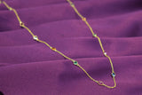 Eria 18k Gemstone Gold Chain - C93