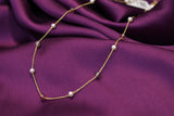 Eria 18k Gemstone Gold Chain - C84