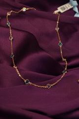 Eria 18k Gemstone Gold Chain - C70