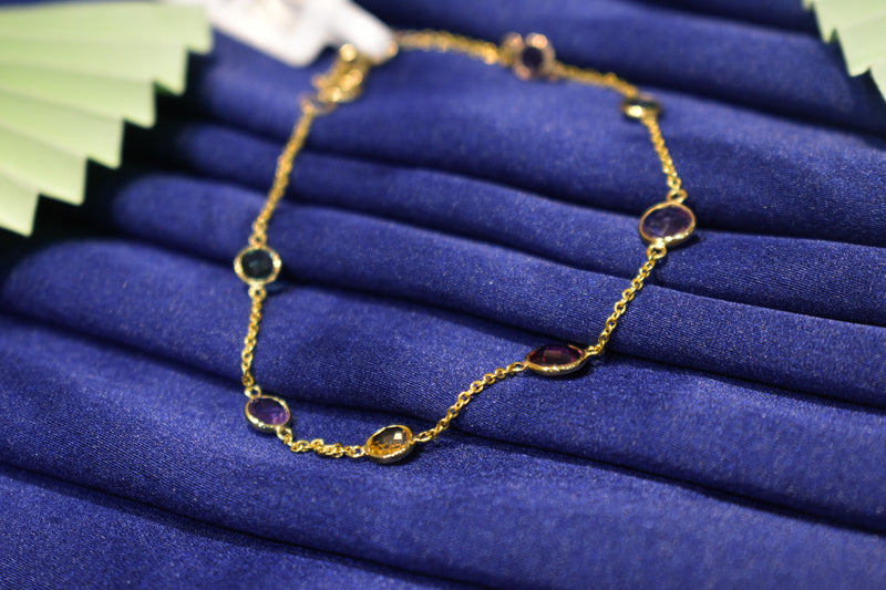 ERIA 18k Gemstone Gold Bracelet K147