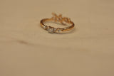 ERIA 18k Gold 2 in 1 Signature Diamond Ring-DR67