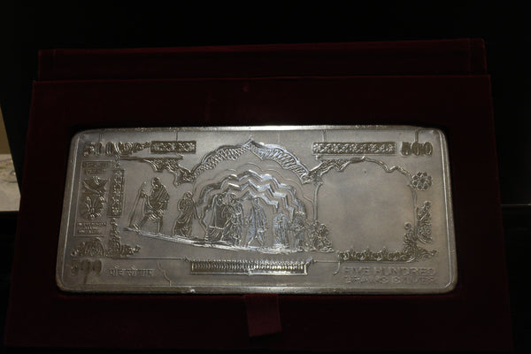 primium silver bar 500gms  999 purity silver  Finely crafted