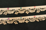 Minimalist silver plain anklets - SG9