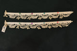 Minimalist silver plain anklets - SG9