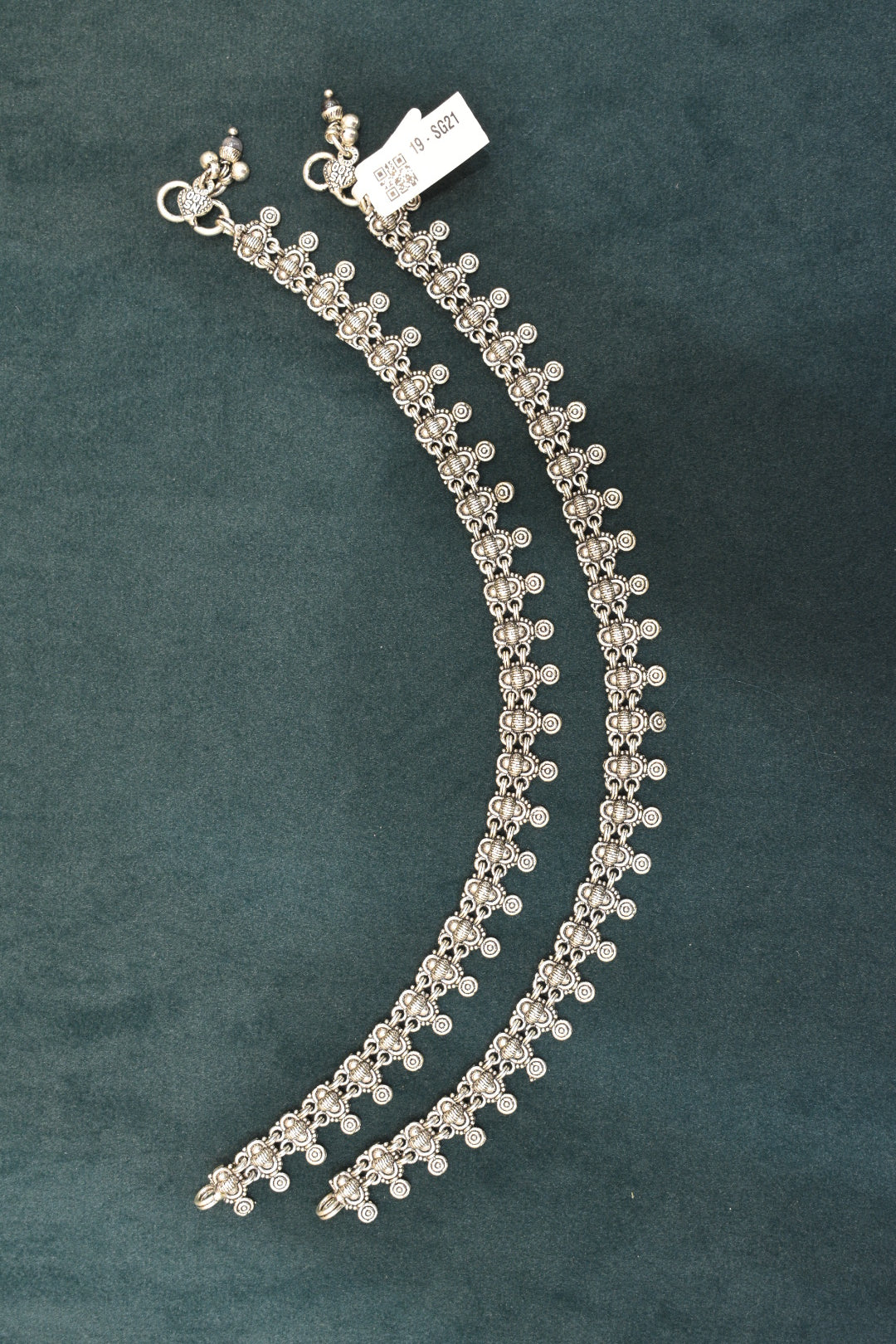 Minimalist silver plain anklets -SG21 – Eria Jewels