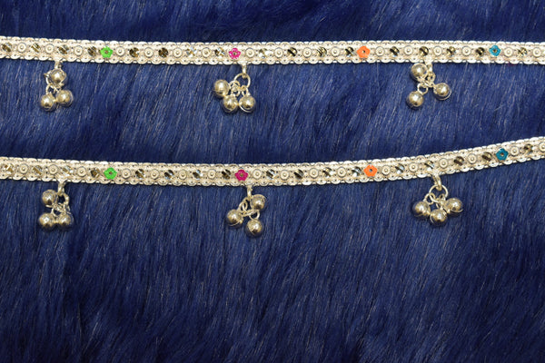 Minimalist silver plain anklets - SG14