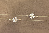 silver plain  anklets -SG1