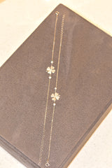 silver plain  anklets -SG1