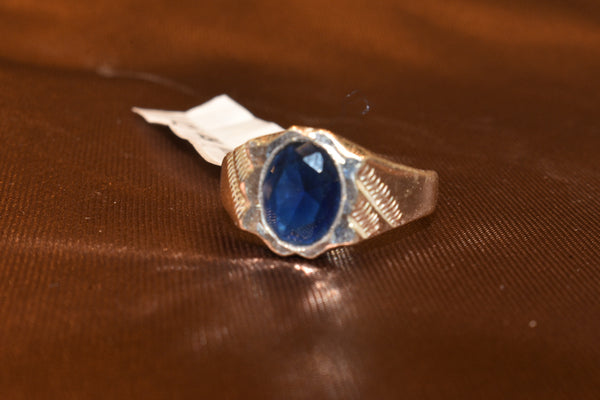 silver dark  blue sapphire men  68-249