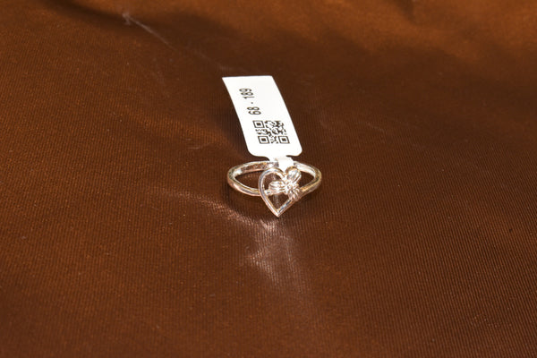 silver  fancy ladies ring-68-186
