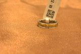 silver gold polish  ladies ring.68-279